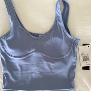 Goldhinge lined mid length bra top